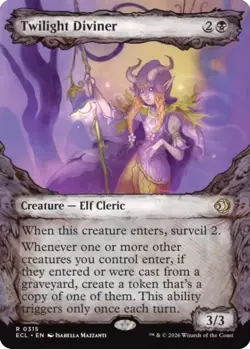 Twilight Diviner (Showcase) [Lorwyn Eclipsed] Near Mint - Image 1