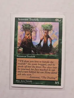 Ironroot Treefolk - 5th Edition - LP - Common - Creature - MTG - Image 1