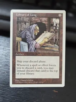 MTG - Library of Leng - 5th Edition Artifact Uncommon - Image 1