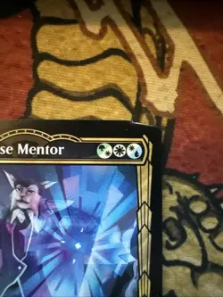 Mtg Magic Capenna Misprint Miscut Corners Togo Streetwise Mentor Misprint Error - Image 2