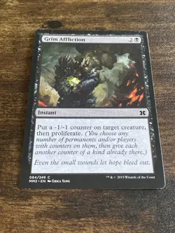 Grim Affliction 84/249 Modern Masters 2015 MTG Magic The Gathering C9443* - Image 1