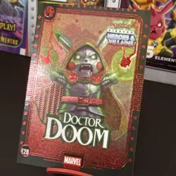 Doctor Doom (Pikachu) #E28 - Red Holo - Heros & Villains Flash Edition Pokemon - Image 3