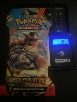 (VERY HEAVY) 33.06g Pokemon TCG Mega Evolution Sleeved Booster Pack (SEALED)✅ - Image 1