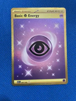 Pokemon TCG Basic Psychic Energy Scarlet & Violet-151 207/165 Holo Hyper Rare - Image 1