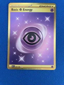 Pokemon TCG Basic Psychic Energy Scarlet & Violet-151 207/165 Holo Hyper Rare - Image 2