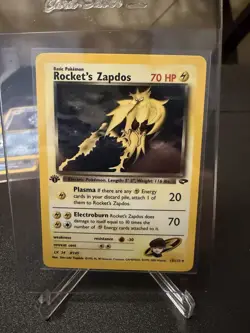 2000 Pokemon 1st Edition Gym Challenge Rocket's Zapdos | Pack Fresh - Image 1