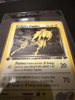 2000 Pokemon 1st Edition Gym Challenge Rocket's Zapdos | Pack Fresh - Image 5