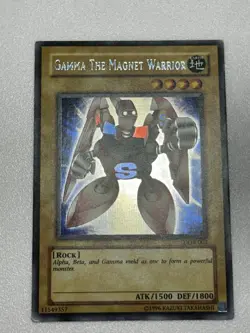 Gamma the Magnet Warrior DOR-003, Secret Rare. Free Mystery Card. - Image 3