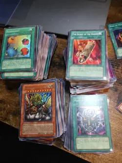 Lot Of Approx 400 VINTAGE YU-GI-OH TRADING CARDS. Tcg. Holos And More. Rare - Image 2