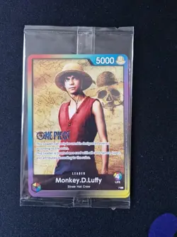 2 X Monkey D Luffy Straw Hat Sealed Battle Anime Promo Leaders One Piece TCG - Image 1