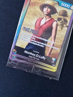 2 X Monkey D Luffy Straw Hat Sealed Battle Anime Promo Leaders One Piece TCG - Image 3