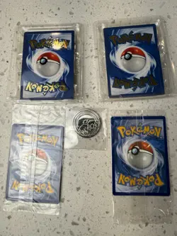 Pokemon TCG 25th Anniversary Celebration Metal Card and Golden Card Set Sealed - Image 2