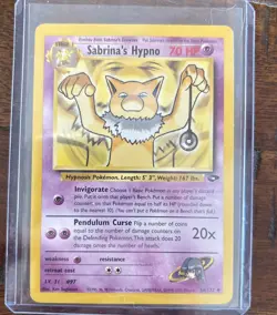 Pokemon TCG Sabrina's Hypno Gym Challenge 1st Edition Uncommon Card 56/132 - Image 1