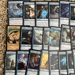 Magic the Gathering 50 Blue Rare Card Lot - Image 2