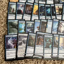 Magic the Gathering 50 Blue Rare Card Lot - Image 5