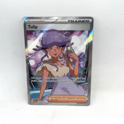 Tulip 244/182 SV04: Paradox Rift Holo Pokemon Card TCG Full Art Trainer - Image 1