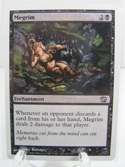 Magic the Gathering Trading Card Game TCG 2003 143/350 Megrim WOTC - Image 1
