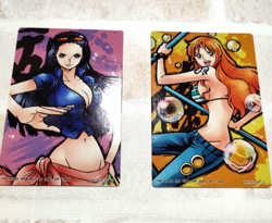 PREORDER Nico Robin & Nami AR Carddass Japanese One Piece Cards - Image 1
