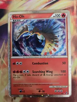 Pokemon Ho-Oh Shiny Holo Rare Card Call of Legends SL5 - Image 1
