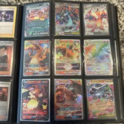 Pokemon Card Binder Lot - Modern EX GX V VSTAR Mega - Multiple Ultra Rares - Image 1