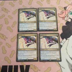 Psychic Frog X4 Playset Modern Horizons 3 Magic The Gathering MTG Rare TCG Cards - Image 1