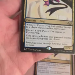 Psychic Frog X4 Playset Modern Horizons 3 Magic The Gathering MTG Rare TCG Cards - Image 4