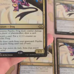 Psychic Frog X4 Playset Modern Horizons 3 Magic The Gathering MTG Rare TCG Cards - Image 5