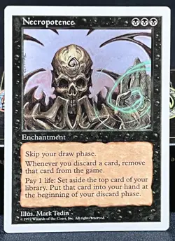 Necropotence - Fifth Edition - Mtg Magic the Gathering - Image 1