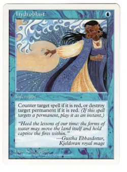 Hydroblast 5th Edition NM Uncommon MAGIC THE GATHERING CARD - Image 1