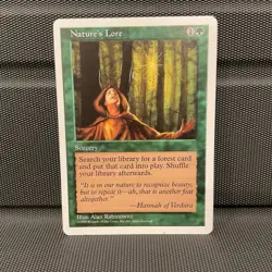 MTG Magic The Gathering, NATURE’S LORE, 5th Edition - Image 1