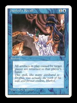 Hurkyl's Recall LP Light Play Fifth Edition MTG [6093] - Image 1