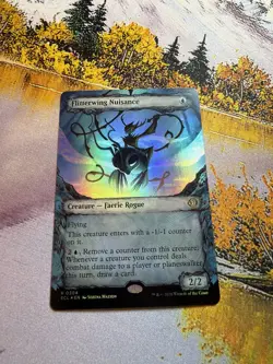 Flitterwing Nuisance - Foil - Showcase Lorwyn Eclipsed MTG R 0304 Looks Minty - Image 3