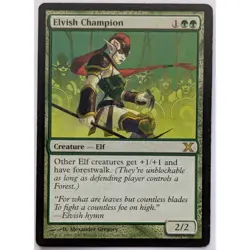 Elvish Champion, Tenth Edition (10E) #261, MP MTG - Image 1