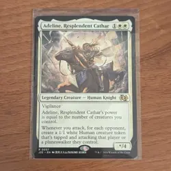 Magic The Gathering Mtg Adeline, Resplendent Cathar Anime Foundations Jumpstart - Image 1