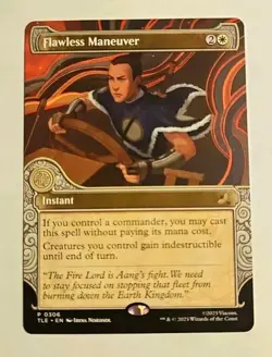 MTG Flawless Maneuver #0306 Elemental Frame Special Avatar Eternal Promo TLE - Image 1