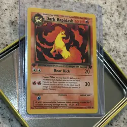 1st Edition Team Rocket Dark Rapidash | 44/82 WOTC Vintage Pokemon TCG Card NM! - Image 1