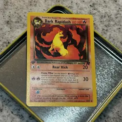 1st Edition Team Rocket Dark Rapidash | 44/82 WOTC Vintage Pokemon TCG Card NM! - Image 2