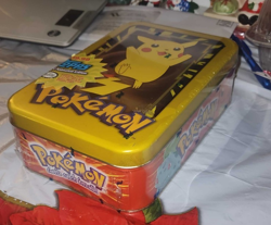 Topps Pokemon Cards Set 7 Packs TV Animation Edition Pikachu Tin Sealed 1999 - Image 2