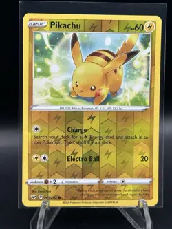 2020 Pikachu 65/202 - Reverse Holo - Sword & Shield - NM/M - Pokemon TCG card - Image 1