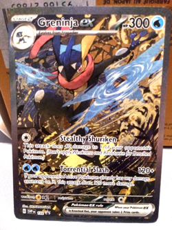 Pokemon TCG - Greninja ex 132 Scarlet & Violet Promo Holo Alt Art | NM +extras - Image 3