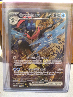 Pokemon TCG - Greninja ex 132 Scarlet & Violet Promo Holo Alt Art | NM +extras - Image 5