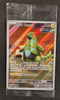 Pokemon TCG Iron Thorns SVP 098 SEALED Promo S&V Temporal Forces - Image 1