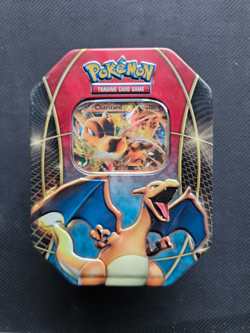 Charizard EX Tin 2014 Pokemon TCG Contains XY29 PROMO "OPENED" - Image 1