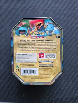 Charizard EX Tin 2014 Pokemon TCG Contains XY29 PROMO "OPENED" - Image 2