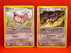 Pokemon Tcg Skitty 119/146 & Delcatty 23/146 Legends Awakened Non Holo - Image 1