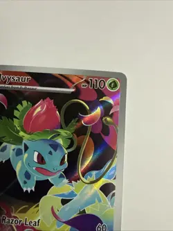 Pokemon TCG Ivysaur 134/132 ME01: Mega Evolution Illustration Rare Near Mint - Image 4
