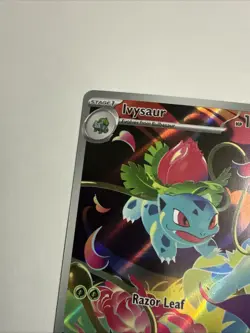 Pokemon TCG Ivysaur 134/132 ME01: Mega Evolution Illustration Rare Near Mint - Image 5