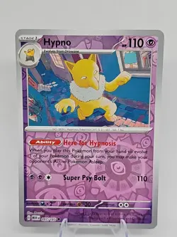 Hypno 97/165 Pokemon TCG S&V 151 Reverse Holo Uncommon - Image 1