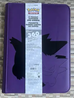 Pokemon TCG Elite Gengar 9-Pocket Zippered Ultra PRO Binder Collection NEW - Image 1