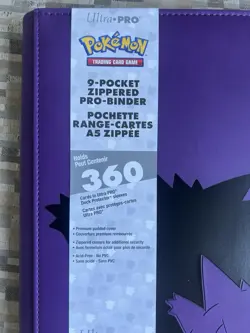 Pokemon TCG Elite Gengar 9-Pocket Zippered Ultra PRO Binder Collection NEW - Image 4